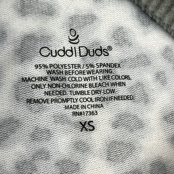 NWT Cuddl Duds Sweater Knit Pajama Top and Jogger Pant Set Leopard Print XS - Picture 14 of 15